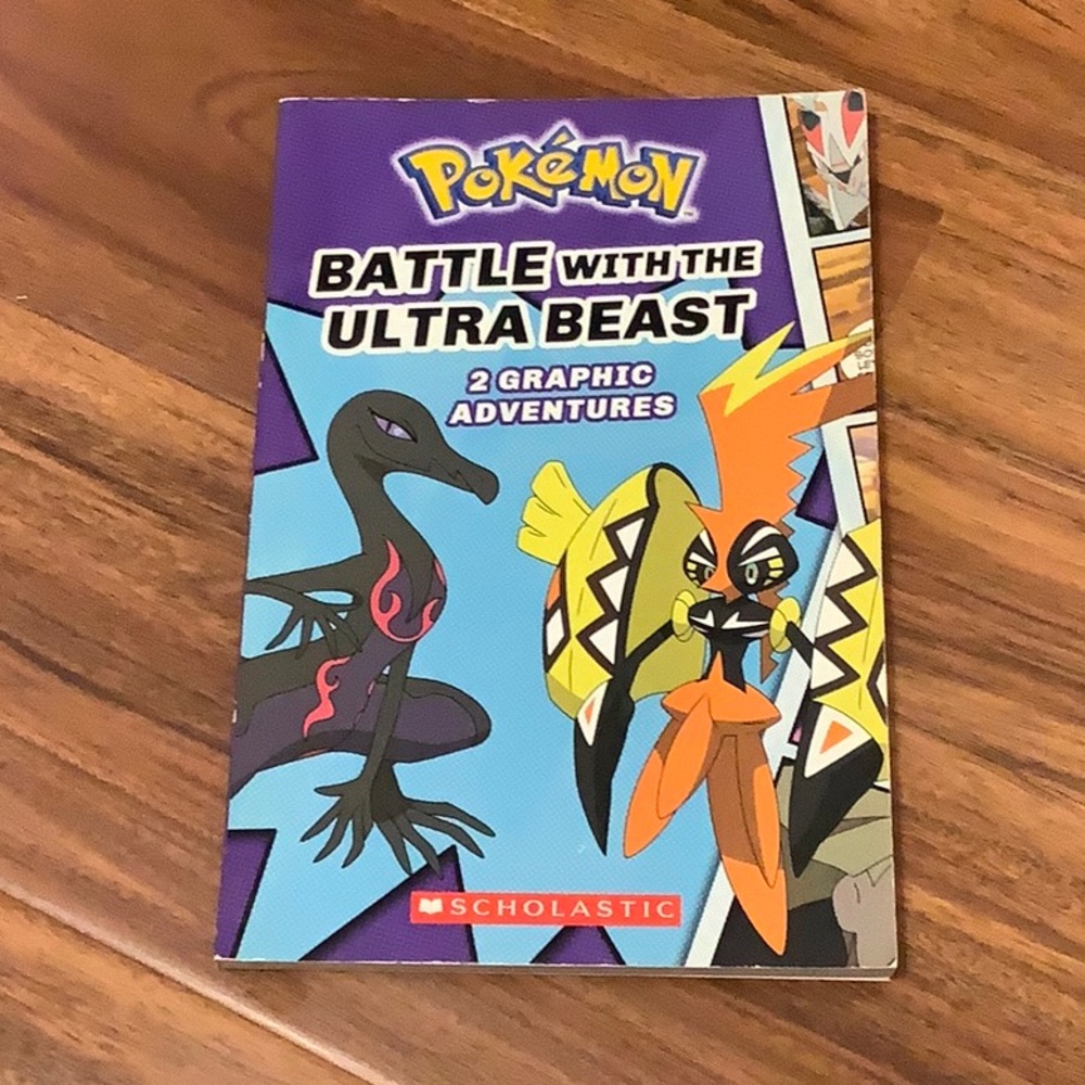 Pokémon Battle With The Ultra Beast. 2 Graphic Adventures. Scholastic.